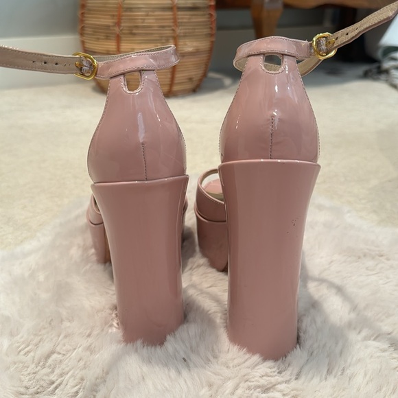 Stuart Weitzman Platform Heels - Light Pink - 7 - Picture 3 of 4